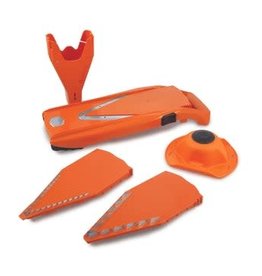 Swissmar VPower Mandoline W/3 Inserts - Orange