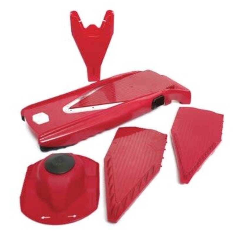 Swissmar VPower Mandoline W/3 Inserts - Red