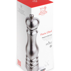 Peugeot Paris Chef Salt Mill - Stainless Steel