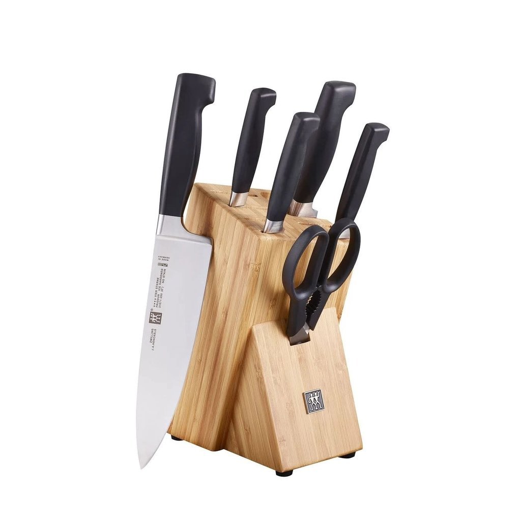 ZWILLING Four Star 7pc Knife Block Set - Natural