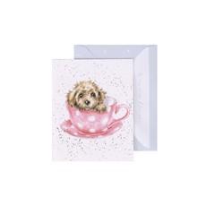 Wrendale Designs 'Teacup Pup' Enclosure Card
