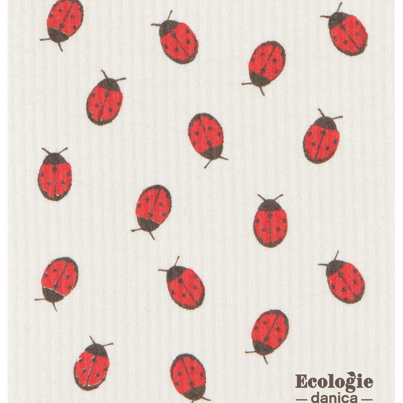 Ecologie Swedish Dishcloth - Fly Away Ladybug