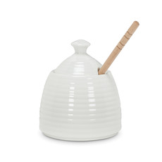 Abbott Beehive Honey Pot with Dauber