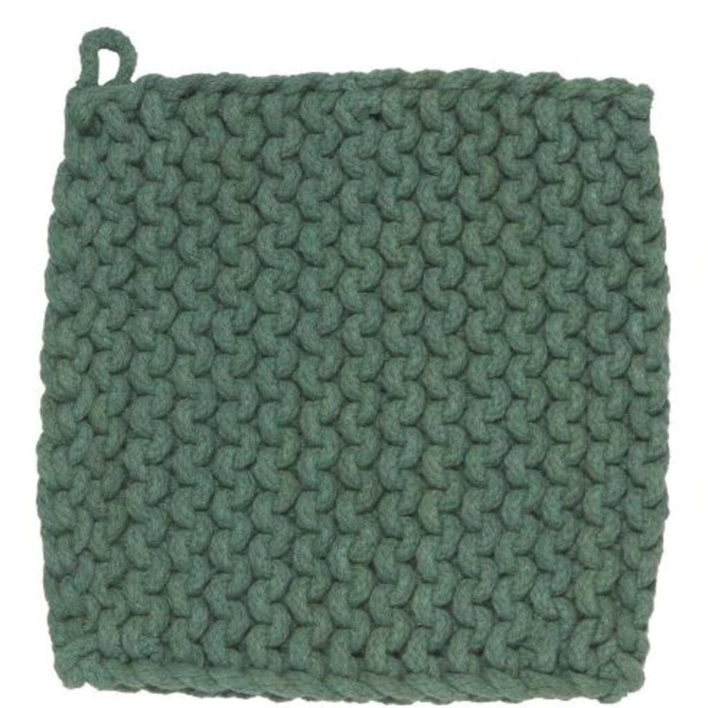 Danica Heirloom Knit Potholder - Jade