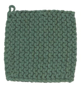 Danica Heirloom Knit Potholder - Jade