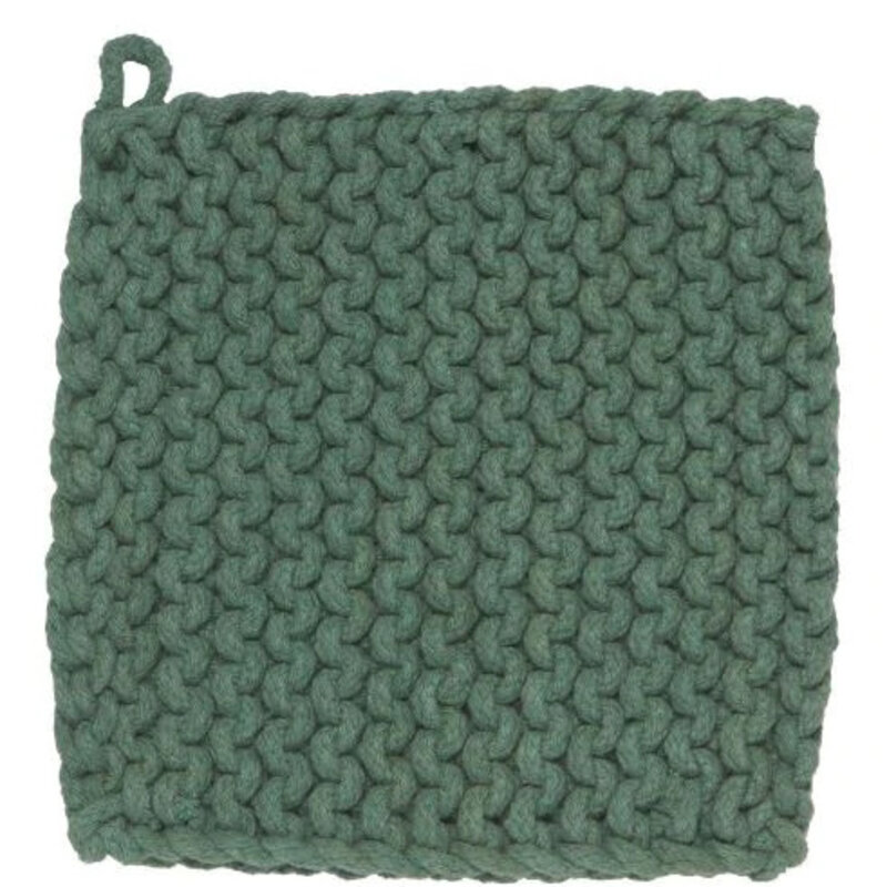 Danica Heirloom Knit Potholder - Jade