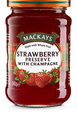 Mackays Strawberry Preserve with Champagne 250ml