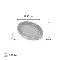 Le Creuset Oval Spoon Rest 15cm - Oyster