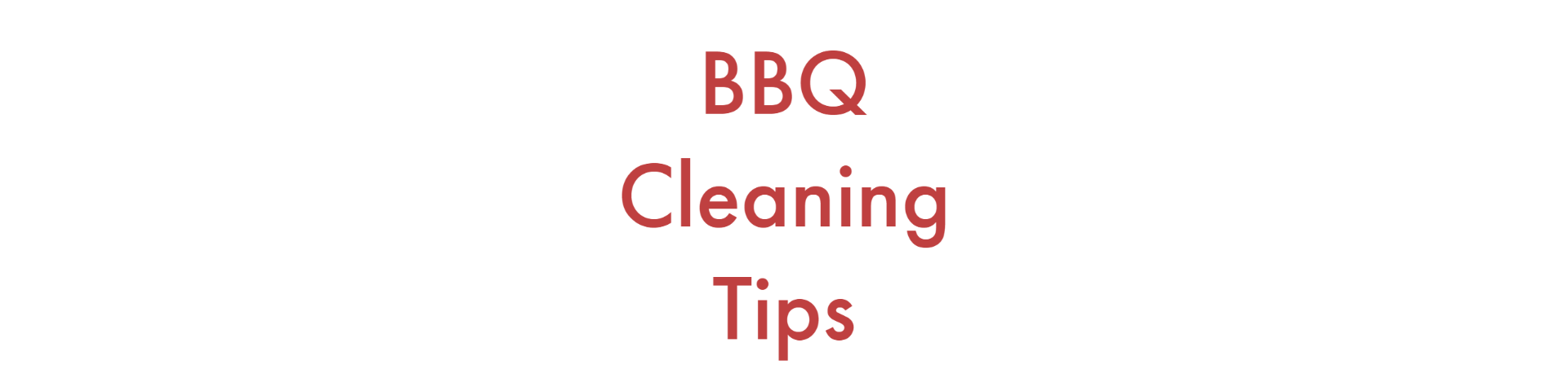 BBQ Cleaning Techniques