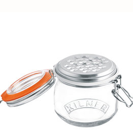 Kilner Clip-Top Grater Jar - 500ml with Glass Lid