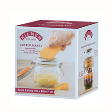 Kilner Clip-Top Grater Jar - 500ml with Glass Lid