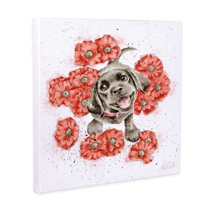 Wrendale Designs 'Poppy Love' Canvas