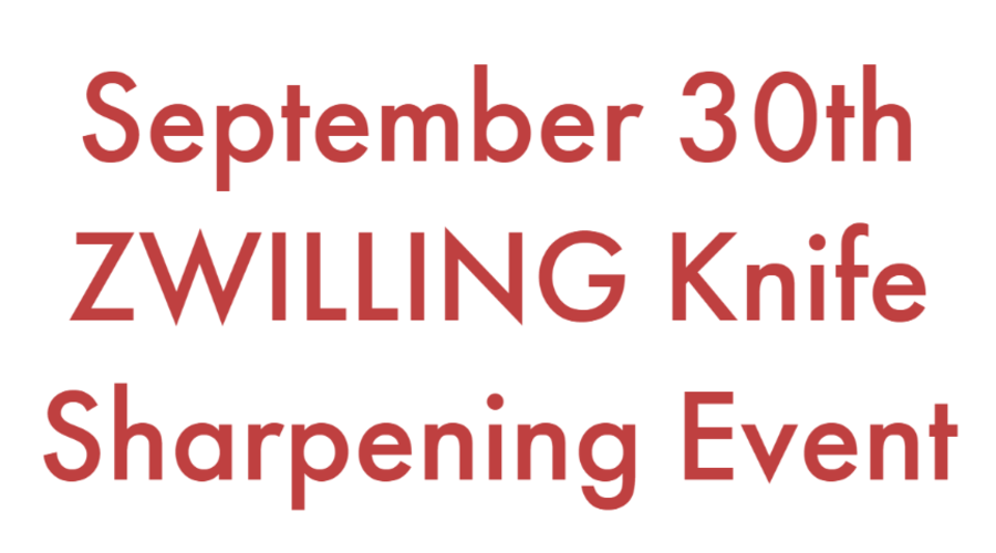 ZWILLING Knife Sharpening Event