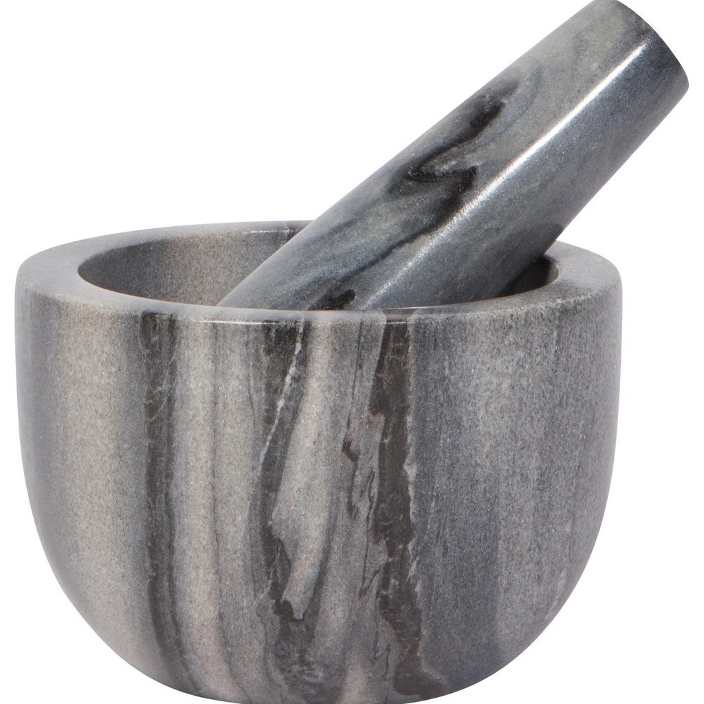 Danica Heirloom Mortar and Pestle - Slate Grey Marble