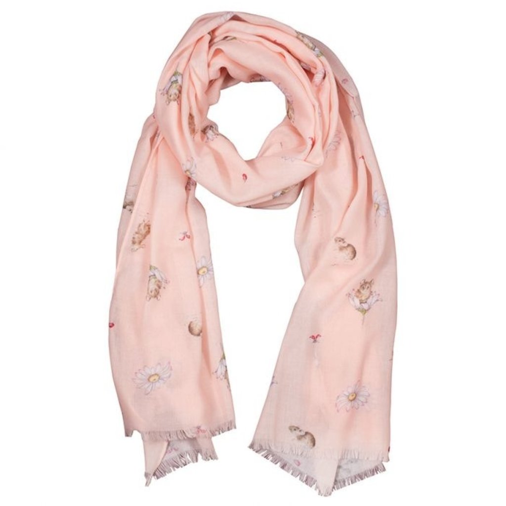 Wrendale Designs 'Oops-A-Daisy Mouse'  Scarf