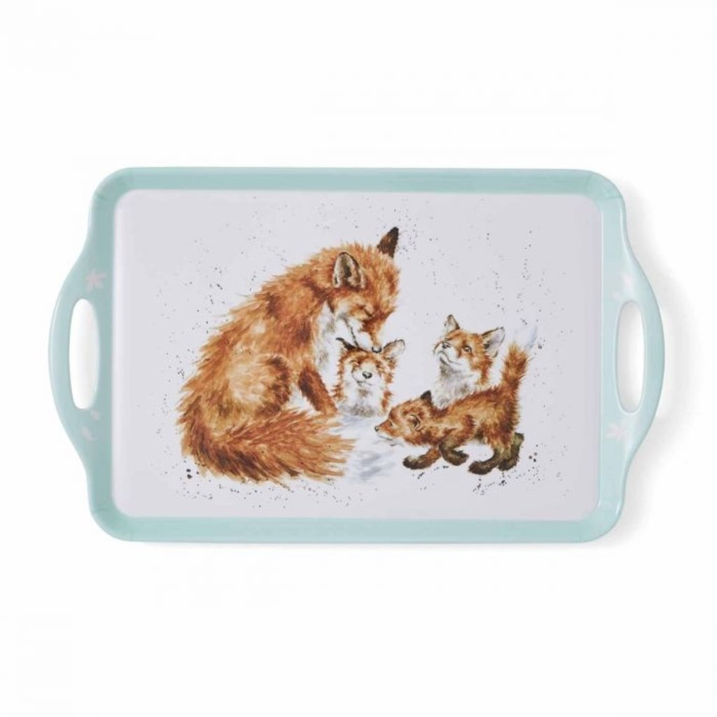 Wrendale Designs 'The Bedtime Kiss' Fox Large Tray