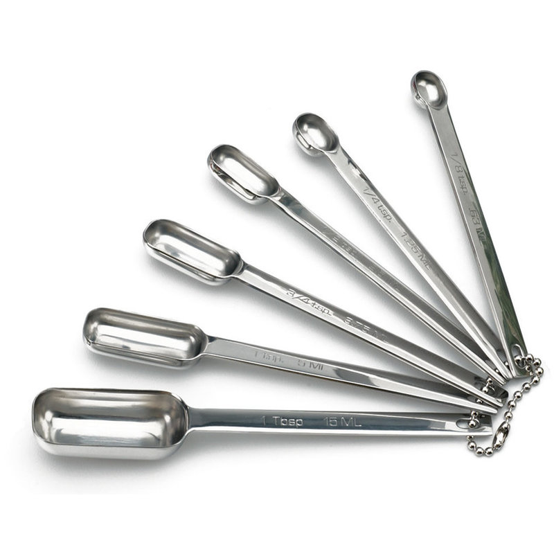 RSVP Spice Spoons S/6 - Stainless Steel