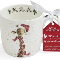 Wrendale Designs 'Ho, Ho, Ho' (Giraffe) Christmas Mug - 11oz