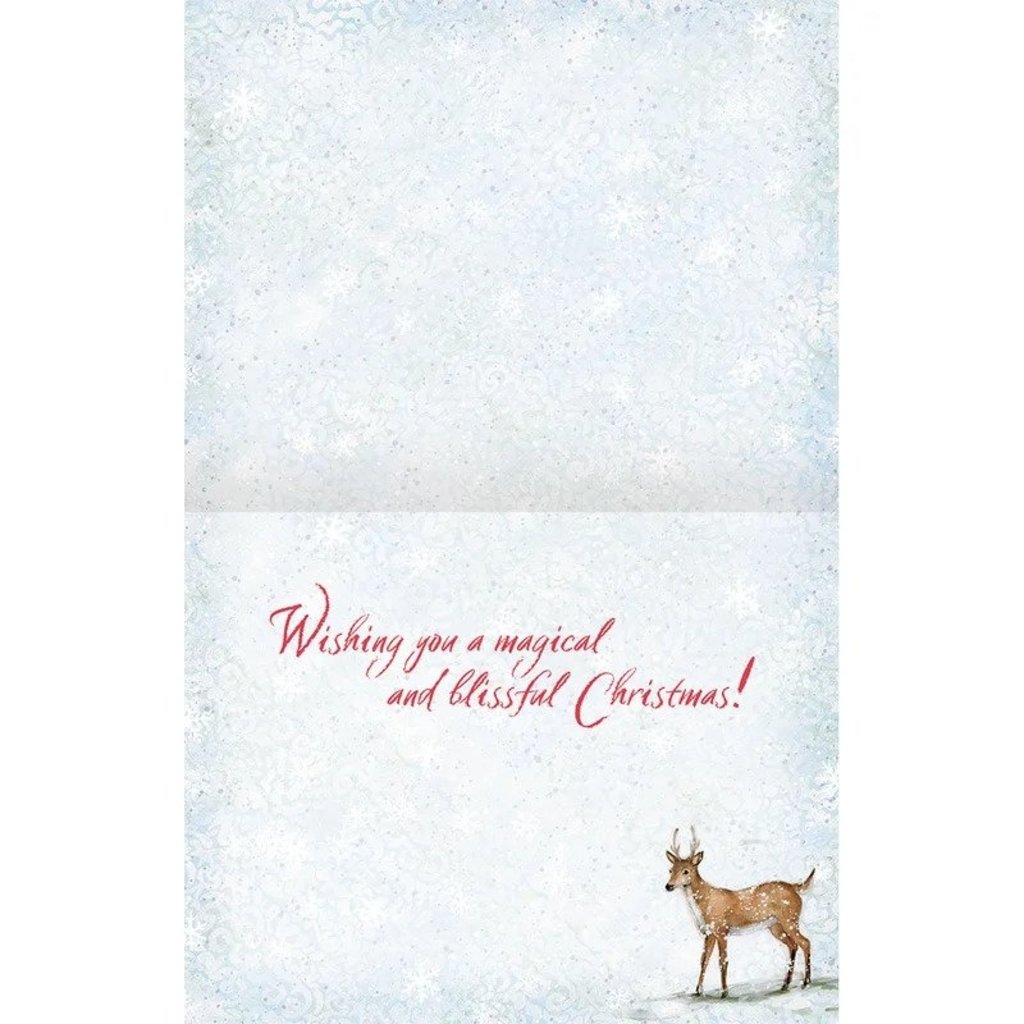 Christmas Cards 18pk  - 2 Designs - Snowy Scene