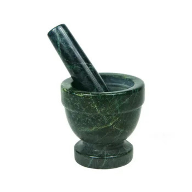 Fox Run Mortar & Pestle 3" - Green Marble