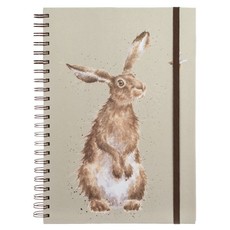 Wrendale Designs 'The Hare & The Bee' Large Spiral Bound Notebook