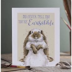 Wrendale Designs 'Earisistible' Rabbit Romance Card