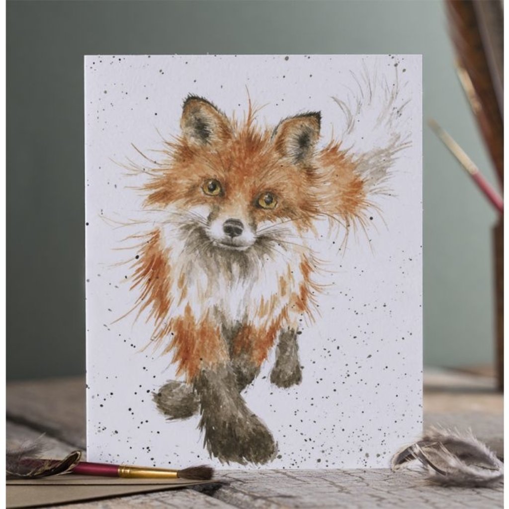 Wrendale Designs 'The Foxtrot' Blank Card