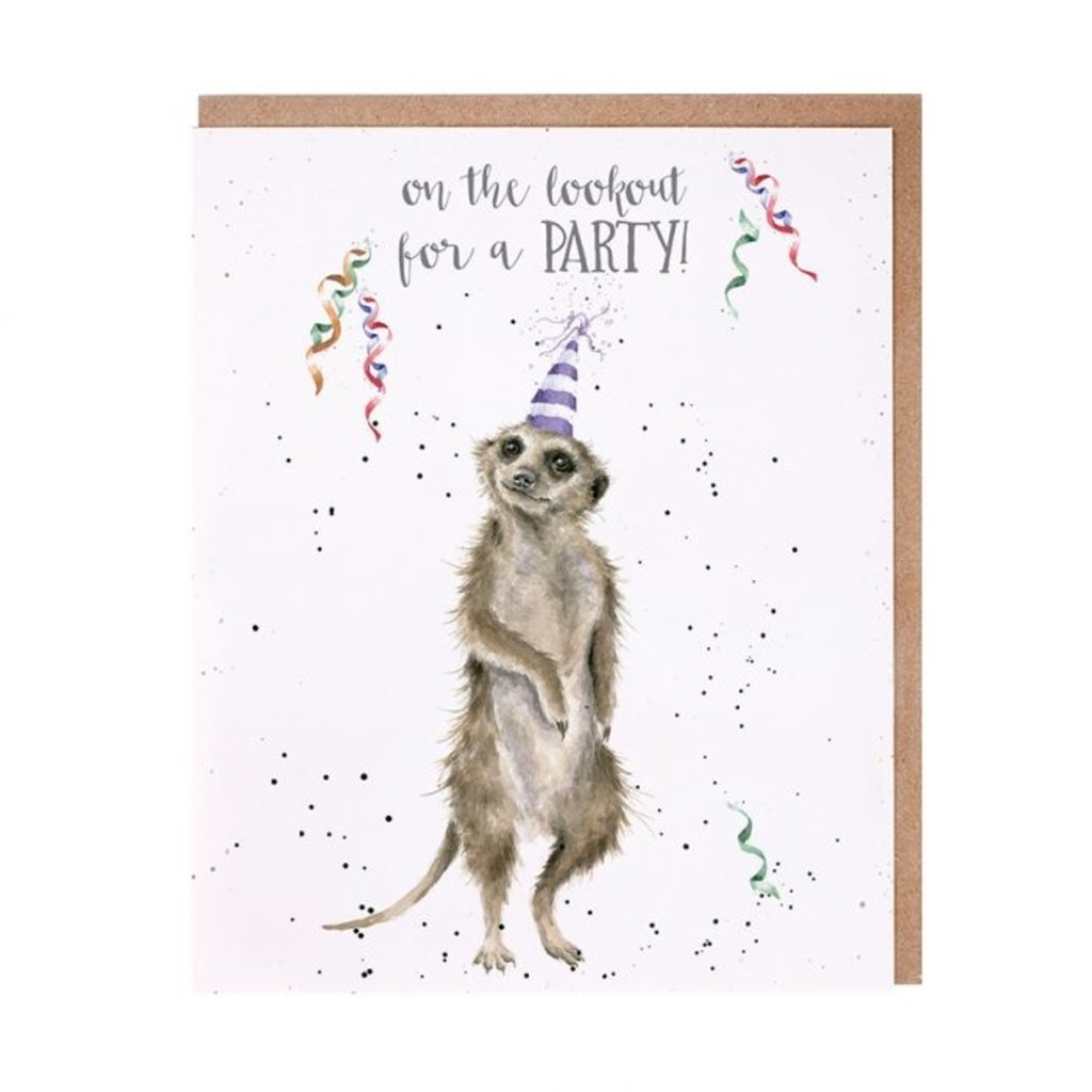 Wrendale Designs 'Lookout for a Party' Birthday Card