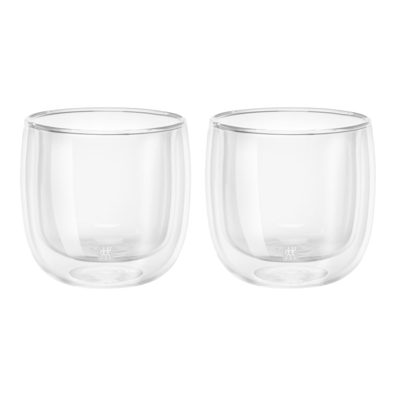 ZWILLING Sorrento Plus 2-pc Double-Wall Glass Espresso Mug Set 2.7