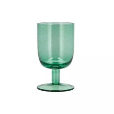 Port Style Valencia Footed Water Glass - 12oz - Green