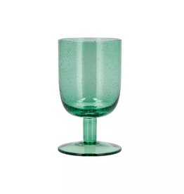 Port Style Valencia Footed Water Glass - 12oz - Green