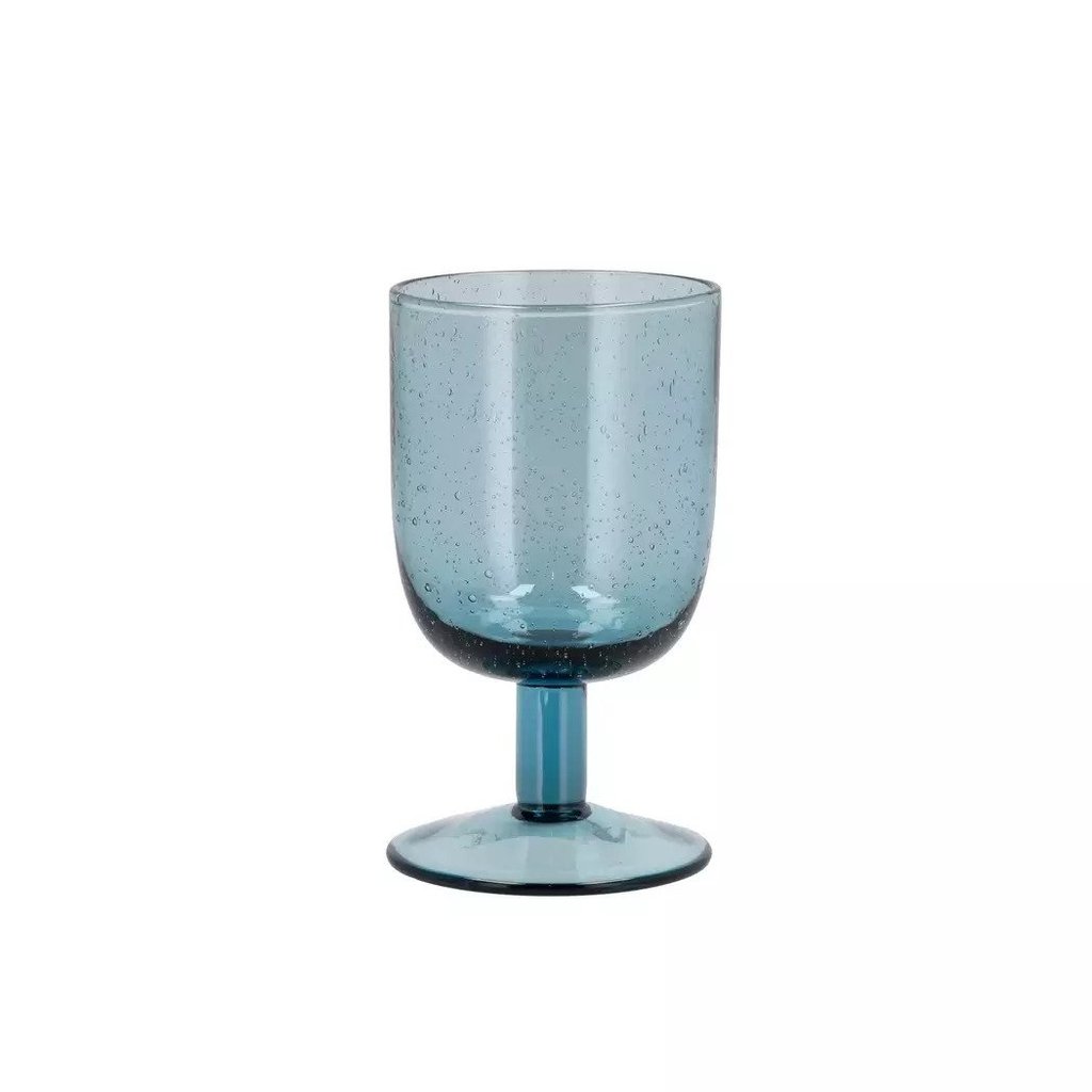 Port Style Valencia Footed Water Glass - 12oz - Blue