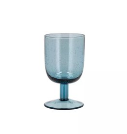 Port Style Valencia Footed Water Glass - 12oz - Blue