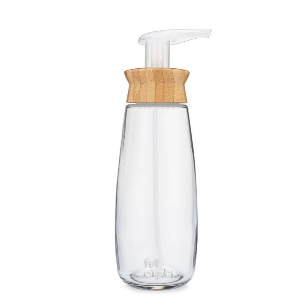 Full Circle Glass Foaming Dish Soap Dispenser 473ml/16oz