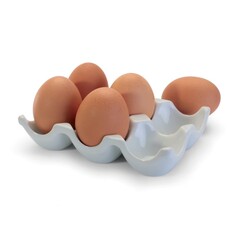 BIA Cordon Bleu Egg Crate - Fits 6 Eggs - White