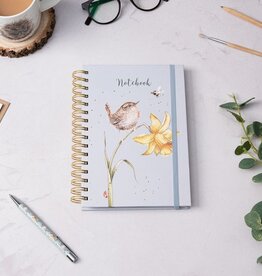 Wrendale Designs 'The Birds & The Bees' Wren Spiral Bound Notebook