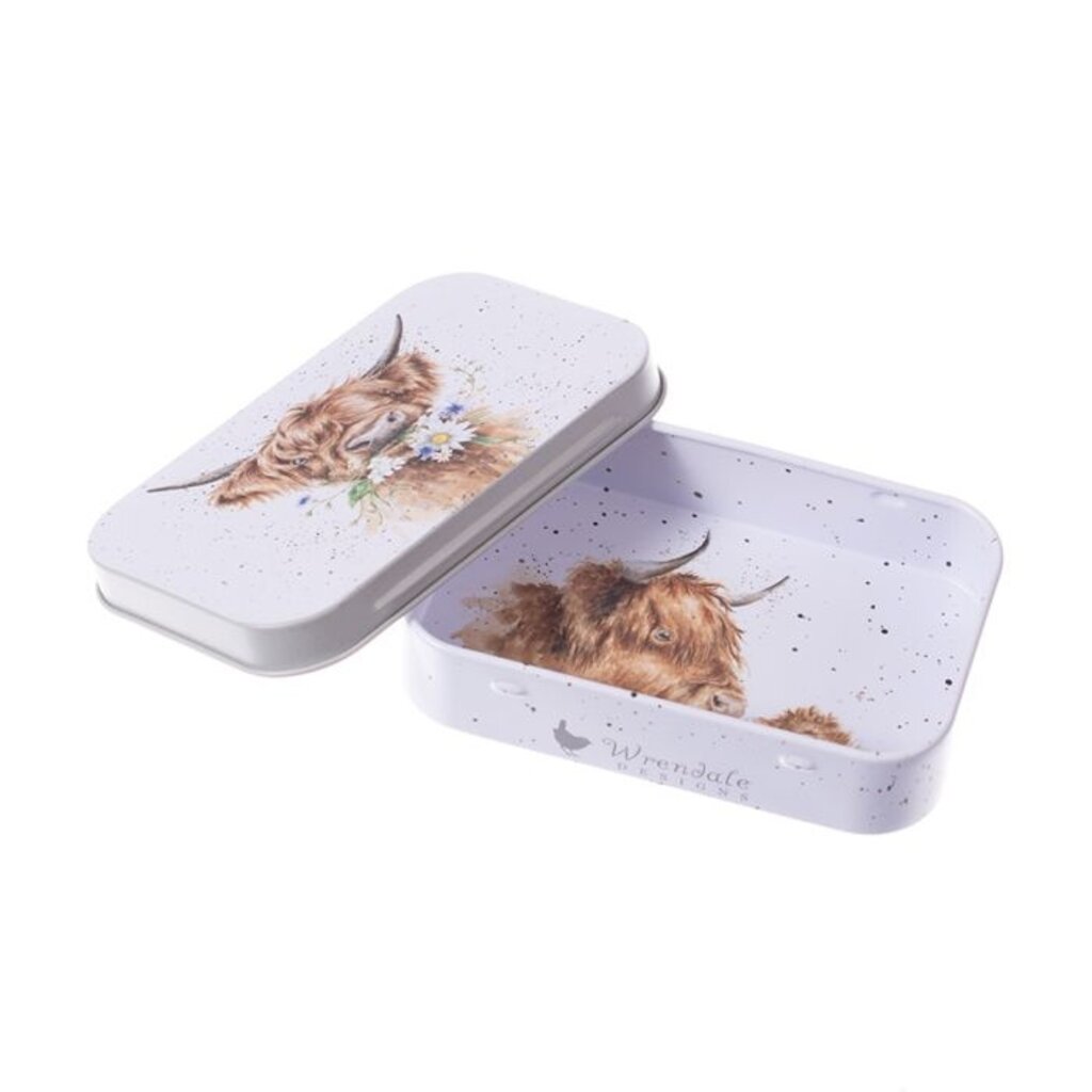 Wrendale Designs 'Daisy Coo'  Highland Cow Mini Tin