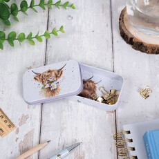 Wrendale Designs 'Daisy Coo'  Highland Cow Mini Tin