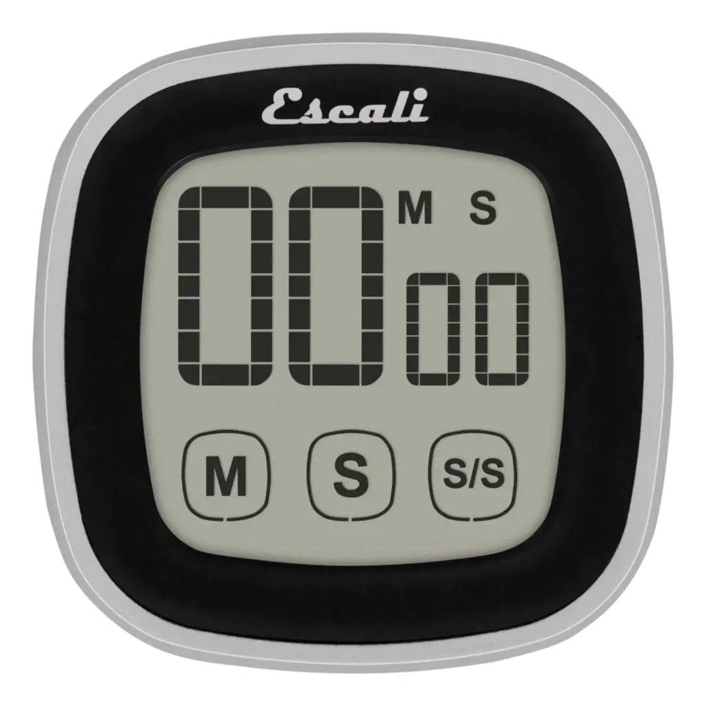 Escali Touch Screen Digital Timer - Black - Magnetic Back