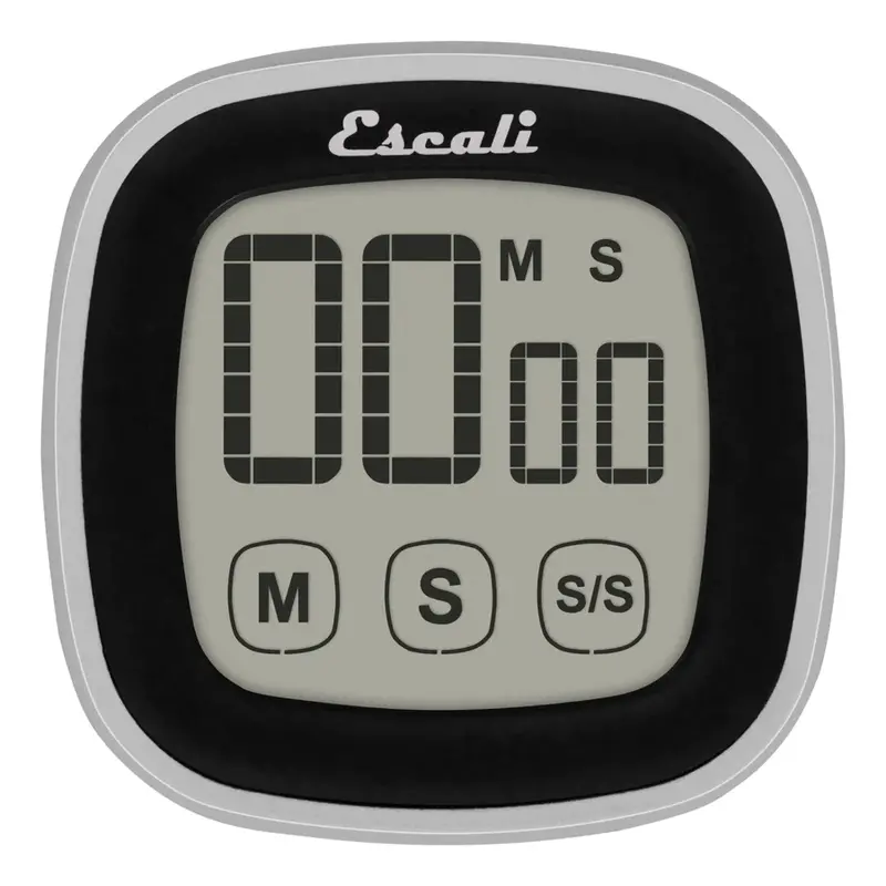 Escali Touch Screen Digital Timer - Black - Magnetic Back