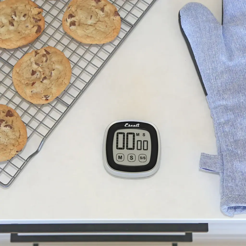 Escali Touch Screen Digital Timer - Black - Magnetic Back