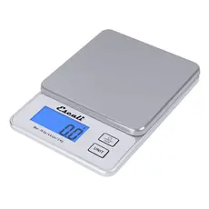 Escali Vera Compact Digital Scale - 4.4 lb / 2 Kg, Silver-Grey