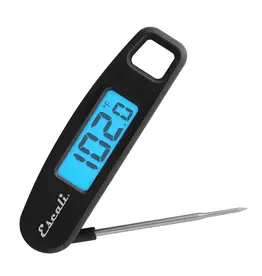 Escali Compact Folding Digital Thermometer Blue-Red-Black