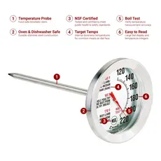 Escali Oven Safe Meat Thermometer NSF Listed