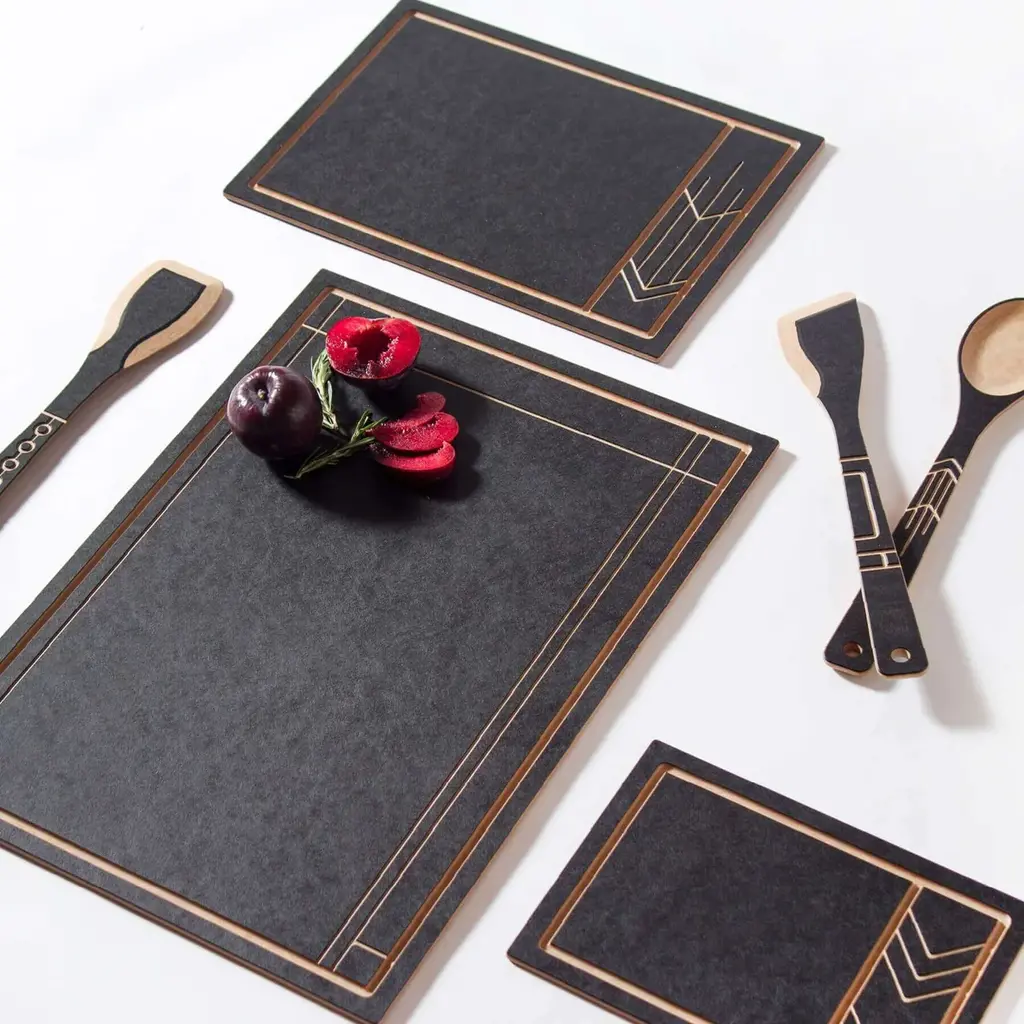 Epicurean FLW Cut & Serve Board - 9"x7" Slate