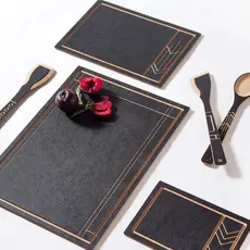 Epicurean FLW Cut & Serve Board - 9"x7" Slate