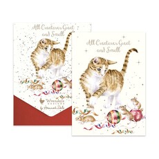 Wrendale Designs 'All Creatures Great and Small' 8pk Christmas Cards