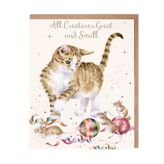 Wrendale Designs 'All Creatures Great and Small' 8pk Christmas Cards