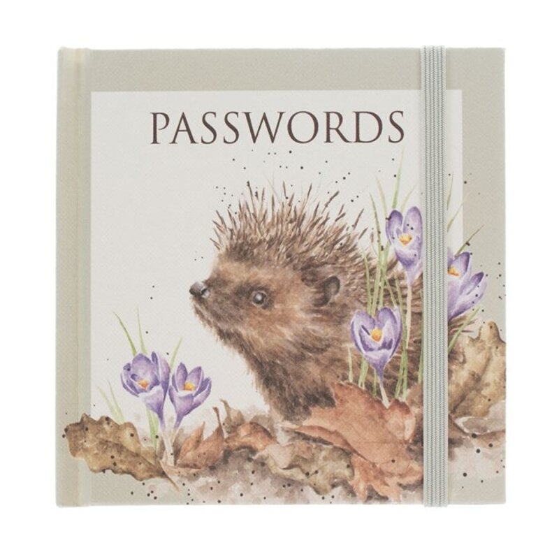 Wrendale Designs 'New Beginnings' Hedgehog Password Book