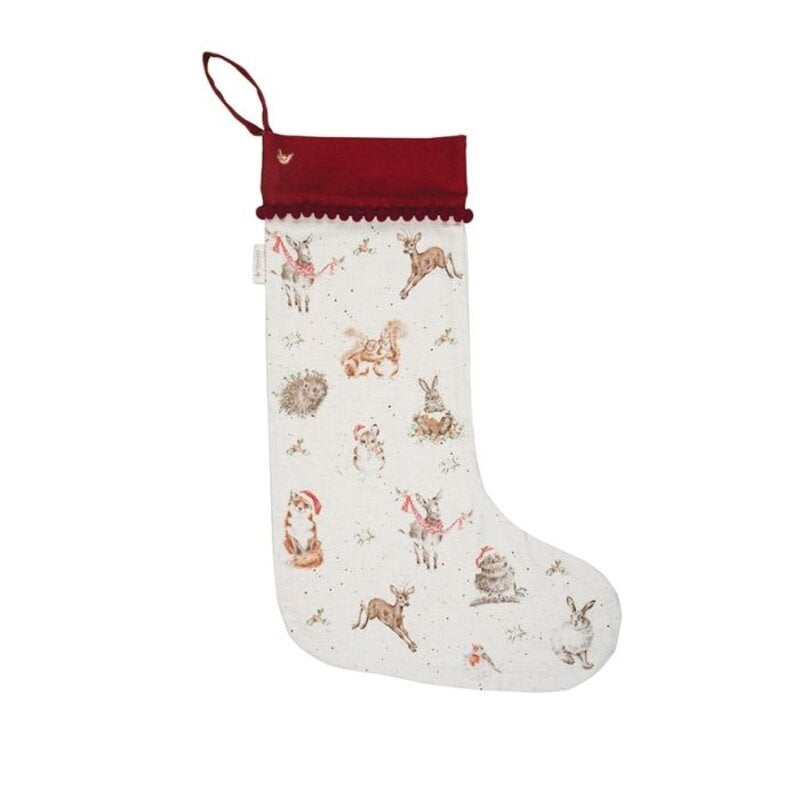 Wrendale Designs 'Winter Wonderland' Woodlanders Christmas Stocking